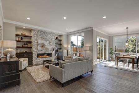living area of residential flat