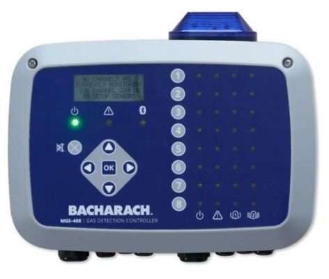 mgs 408 refrigerant gas detection alarm panel for multiple areas